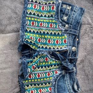 Miss Me Embellished Shorts